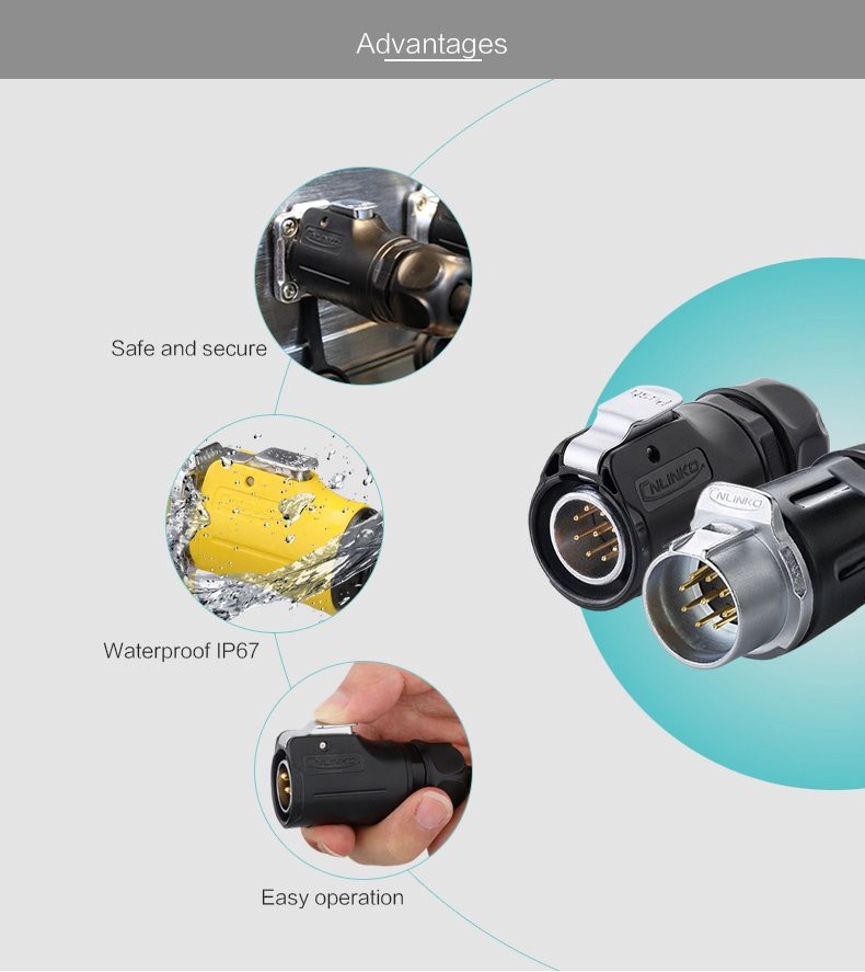 4 pin bayonet connectors advantages