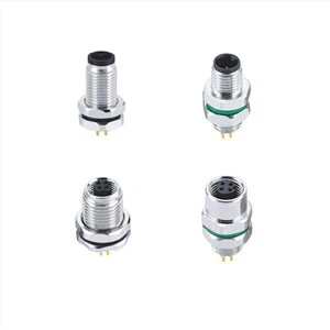 M5 Waterproof Connector Vaj Huam Sib Luag Mount