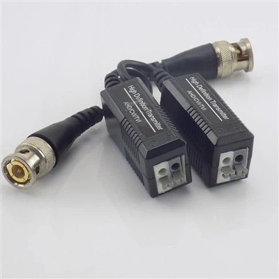 CCTV Camera Passive Video Balun BNC Connector Cable