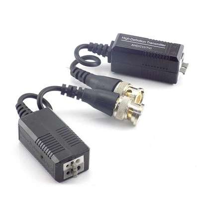 CCTV Camera Passive Video Balun BNC Connector Cable